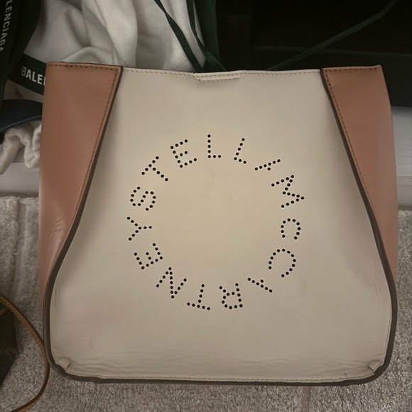 Stella McCartney Perforated Logo Bag with Strap - Picture 2 of 9